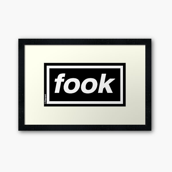 Fook - OASIS Band Tribute - MADE IN THE 90s Framed Art Print