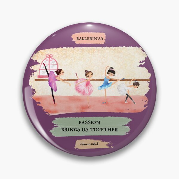 Item preview, Ballerinas Passion Brings Us Together designed and sold by hosannart.
