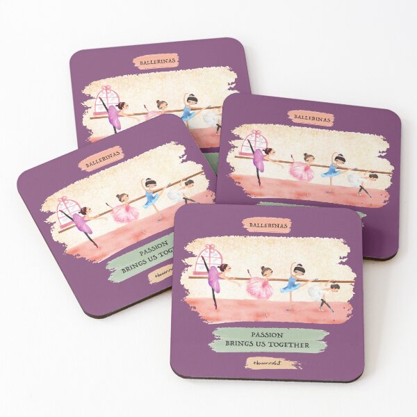 Item preview, Ballerinas Passion Brings Us Together designed and sold by hosannart.