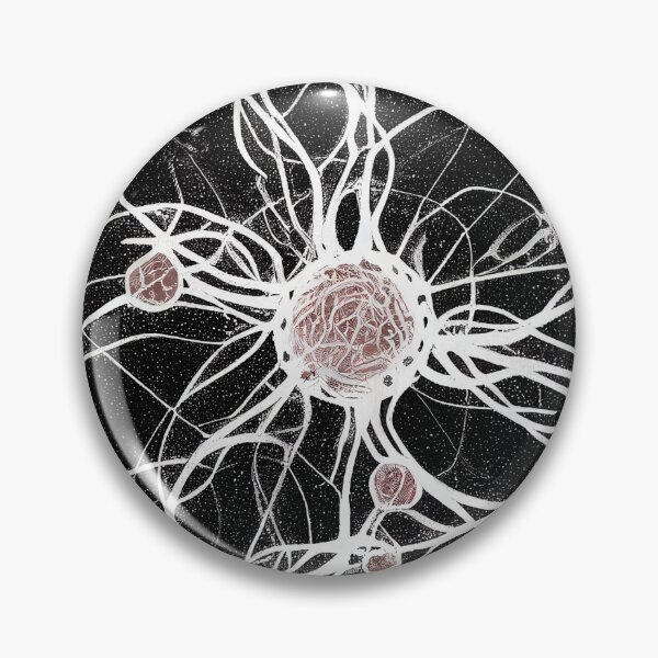Item preview, Neurons brain cells black and white designed and sold by YeKnot.