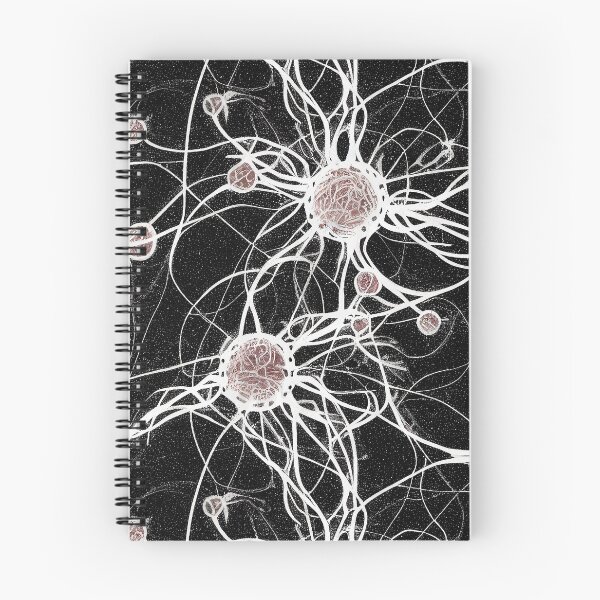 Item preview, Neurons brain cells black and white designed and sold by YeKnot.