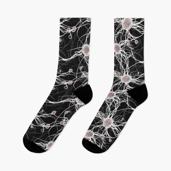 Item preview, Neurons brain cells black and white designed and sold by YeKnot.