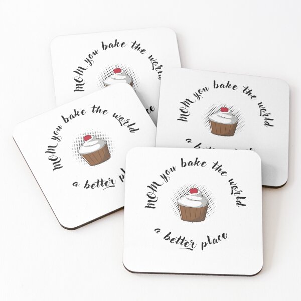Item preview, Mom  simple cupcake MOM you bake the world a better place appreciation,baking items doughnuts,pies,cookies, designed and sold by gulnaz797.