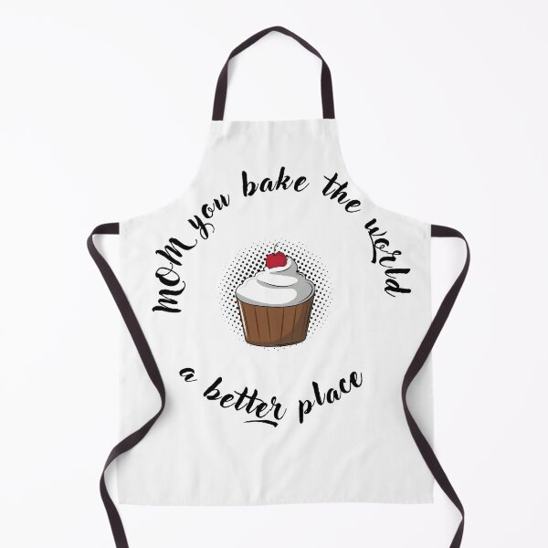 Item preview, Mom  simple cupcake MOM you bake the world a better place appreciation,baking items doughnuts,pies,cookies, designed and sold by gulnaz797.