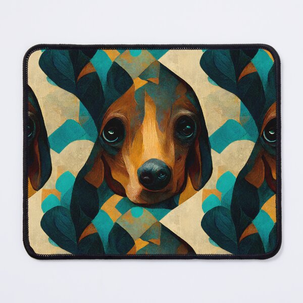 Item preview, Dachshund Repeating Pattern designed and sold by chamlogic.