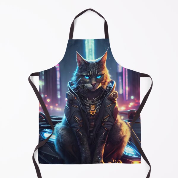 Item preview, Cyber Claw cyberpunk cat designed and sold by Chrizz1990.