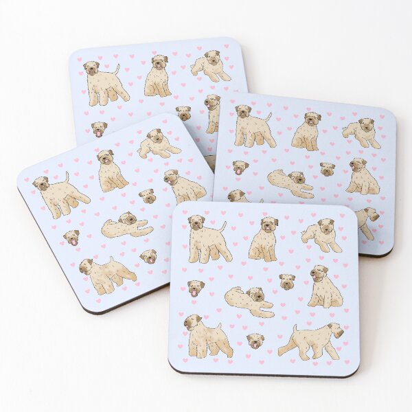 Item preview, soft coated wheaten terrier cute illustration pack designed and sold by Yarafantasyart.