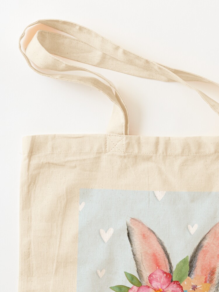 Fluffy tote bag discount flower