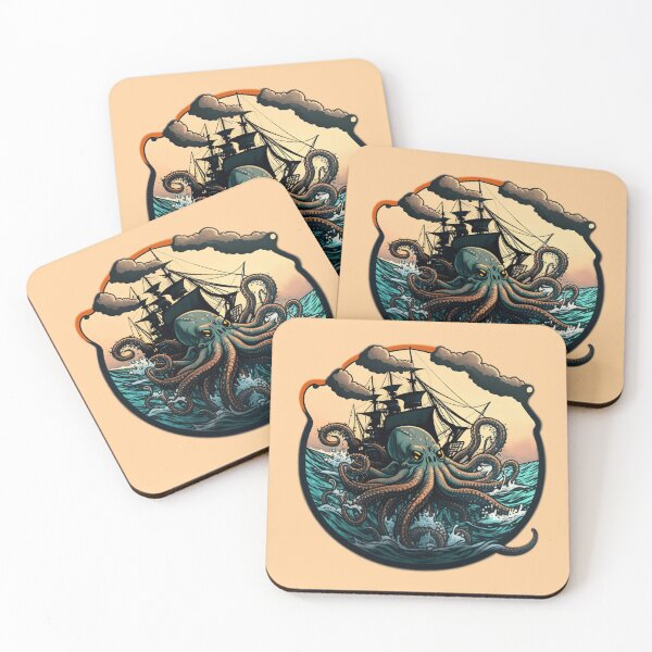 Item preview, mythical sea creatures designed and sold by via-colab.