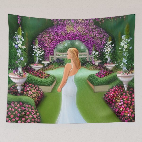 Item preview, Garden Wedding Bride designed and sold by ArtistsQuest.