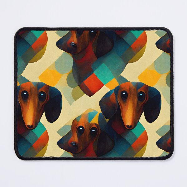 Item preview, Dachshund Repeating Pattern designed and sold by chamlogic.
