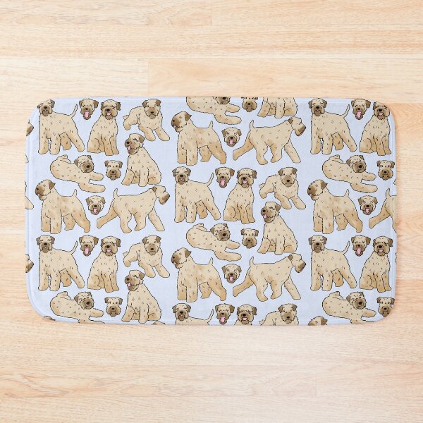 Item preview, Soft coated wheaten terrier cute illustration pattern  designed and sold by Yarafantasyart.