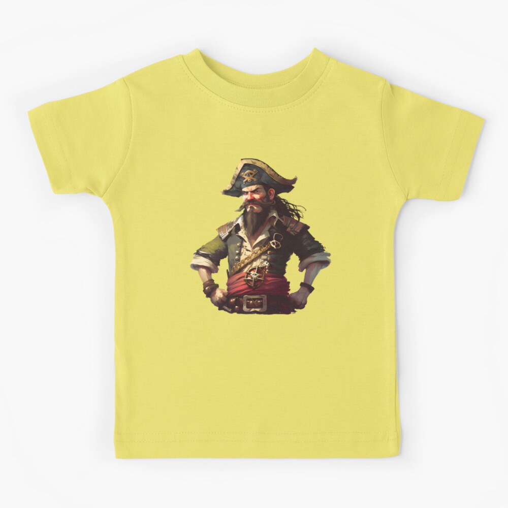 Pirate Captain Kids T-Shirt for Sale by Blakkbeard