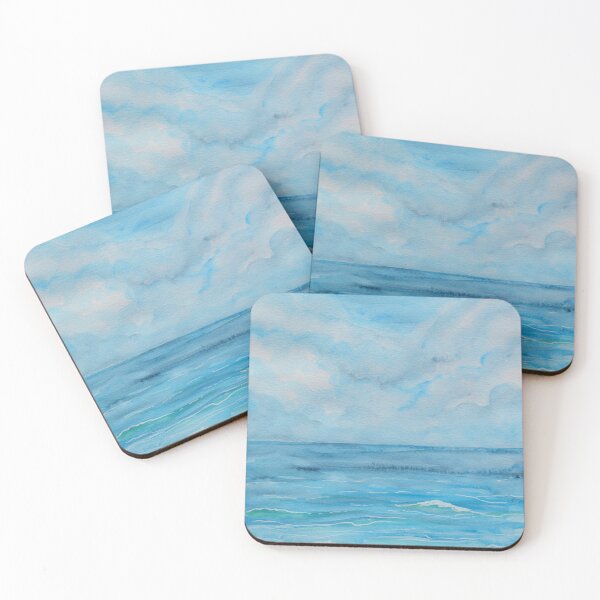 Item preview, Calming, blue seascape designed and sold by NuranCawthorne.