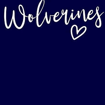 Aperçu de l'œuvre Wolverines School Mascot Sports Team Women's Wolverines Gear de DynamicDesign