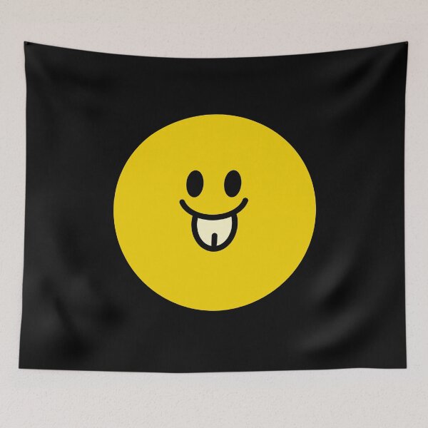 Item preview, Face with tongue out - Yellow designed and sold by MalaloStudio.