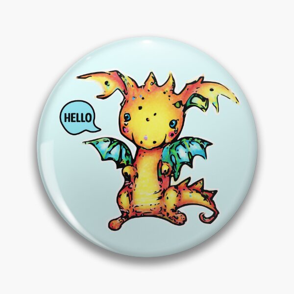 Item preview, Little Dragon Hello Colorful World designed and sold by Lrtheurer.