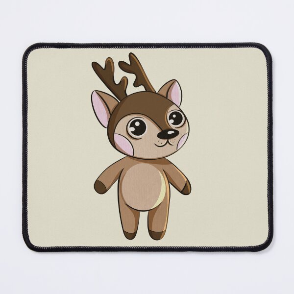 Item preview, Cartoon brown baby deer from forest designed and sold by Kroshkacahes.