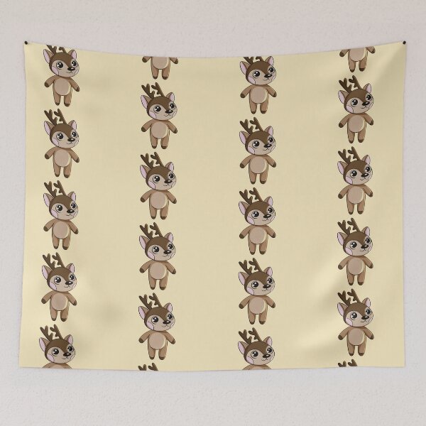 Item preview, Cartoon brown baby deer from forest designed and sold by Kroshkacahes.