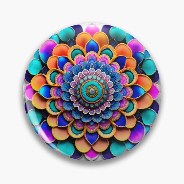 Item preview, COLORFUL BOHEMIAN MANDALA designed and sold by DanaMire.