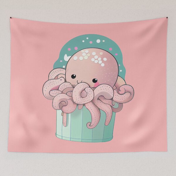 Item preview, Cute Baby Octopus  designed and sold by KammyArt.