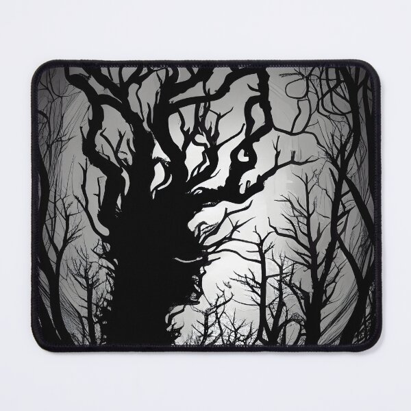 Item preview, Twisted Tree Silhouette designed and sold by ShadowAndSlate.