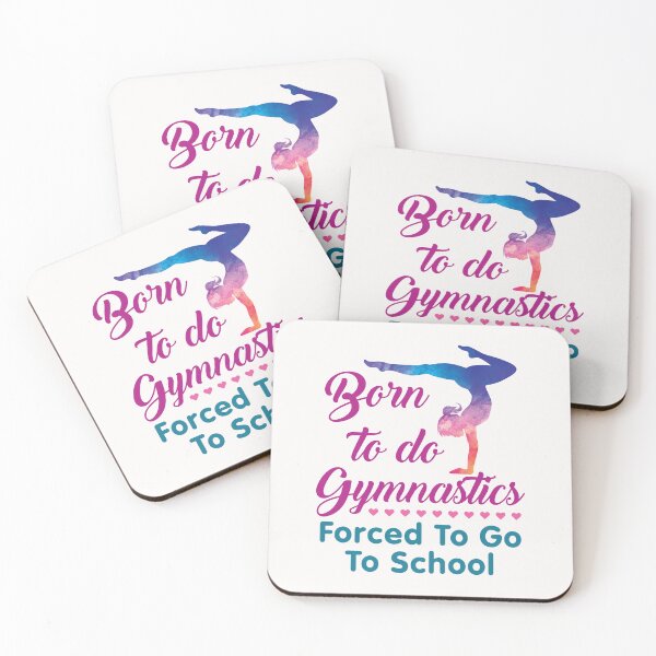 Item preview, Born to Do Gymnastics Forced to Go to School  designed and sold by jaygo.