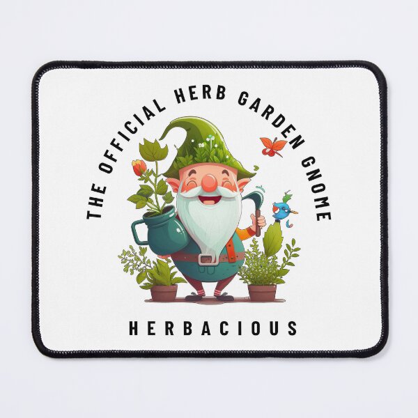 Item preview, Herbacious - The Official Herb Garden Gnome designed and sold by Mindful-Designs.