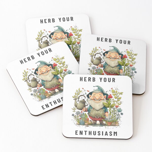 Item preview, Herb Your Enthusiasm Garden Gnome  designed and sold by Mindful-Designs.