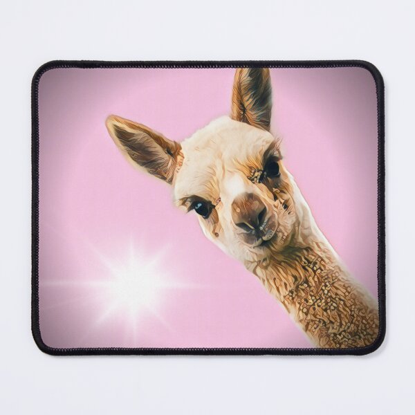Item preview, Alpaca In Pink Art - For an Alpaca lover, for an Alpaca farmer, for decorating. designed and sold by Wentoo.