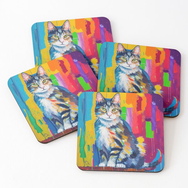Item preview, gorgeous cat art designed and sold by HOMEDESIGNPRINT.