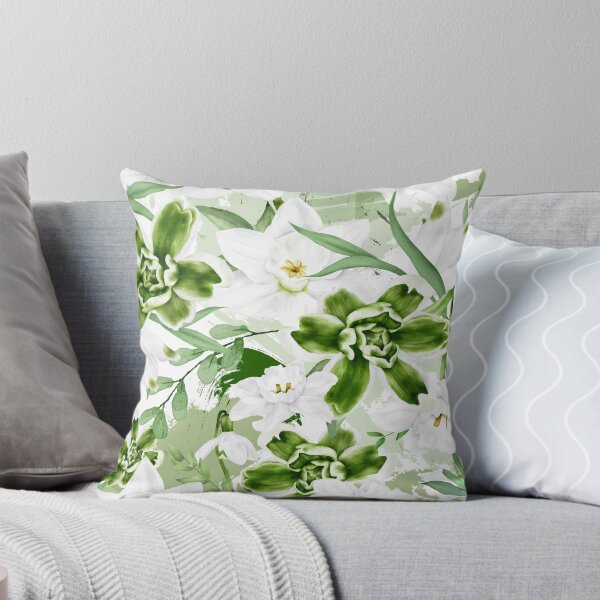 Item preview, White Watercolor Flowers 3 designed and sold by B & K     Store.
