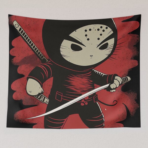 Item preview, Ninja Cat  designed and sold by Printellarium.