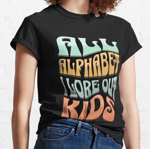 Alphabet Lore Shirt Sat na Wall Outfit for Kids Boys Girls Premium T-Shirt