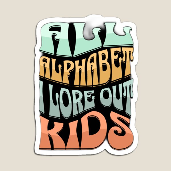 Funny Alphabet Lore Letter H - Alphabet Letters - Magnet