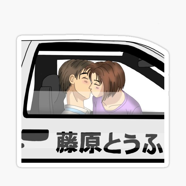 Natsuki & Takumi (Initial D) Sticker for Sale by IHolyBreadI