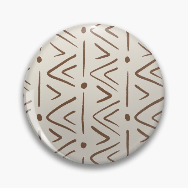 Item preview, Mud Cloth Inspired Freehand Lines in Earthy Colors designed and sold by CreativeDraws42.