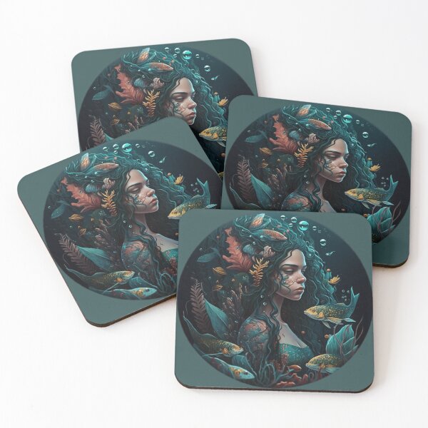Item preview, mythical sea creatures designed and sold by via-colab.