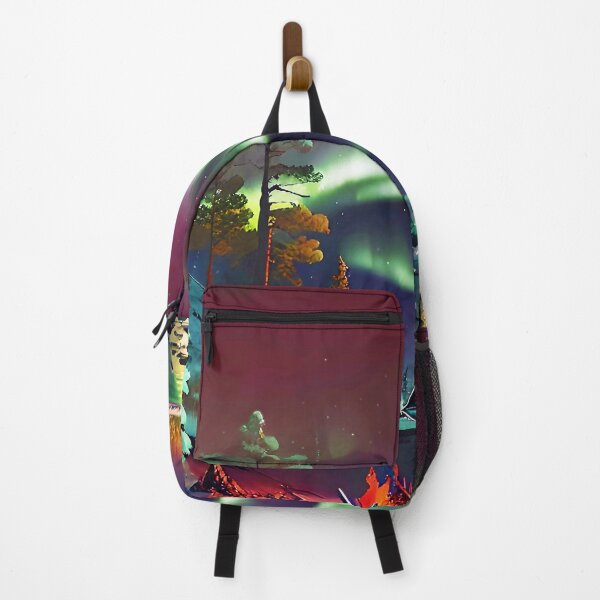 Item preview, Aurora Borealis at a camp fire designed and sold by Kawaii Girl.