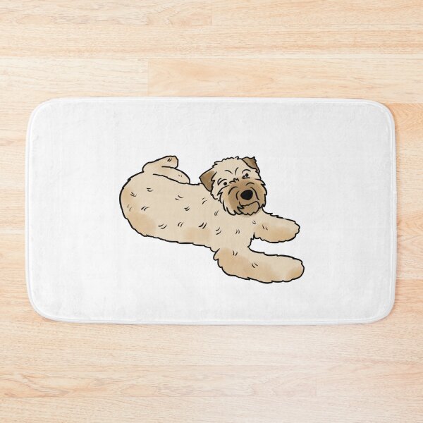 Item preview, Soft coated wheaten terrier cute illustration  designed and sold by Yarafantasyart.