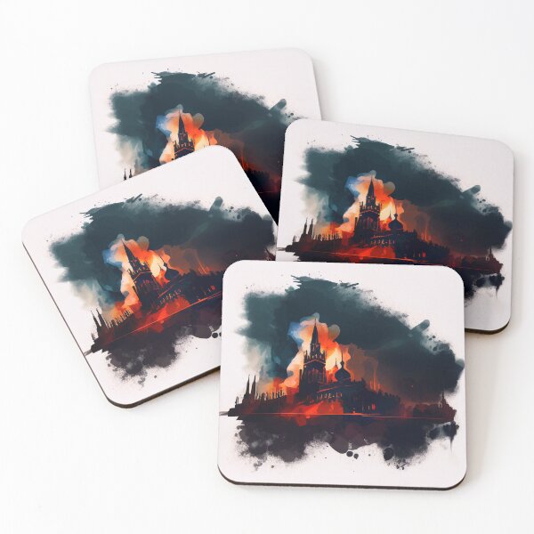 Item preview, Kremlin on fire designed and sold by nerbivol.
