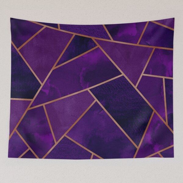 Item preview, Purple & Copper Geo designed and sold by Blue-Banana.