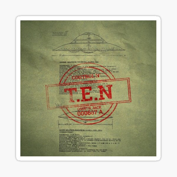T.E.N Osirus Jack Sticker