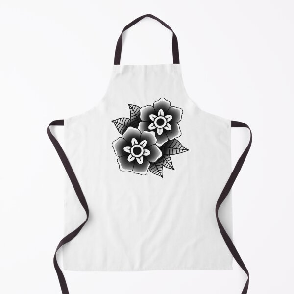 Item preview, Blackwork flowers designed and sold by Ames-O-Art.