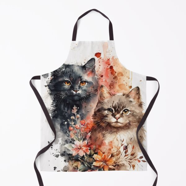 Item preview, Fantastical Angora Cat Art in Watercolor designed and sold by ANWA15.