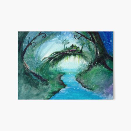 Item preview,  Watercolor fairy tale forest designed and sold by MaryWatercolor.