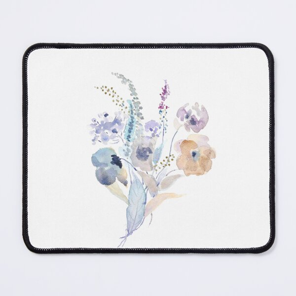 Item preview, abstract pale purple flowers watercolor hand painted  designed and sold by SelenePaintings .