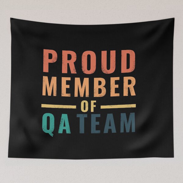 Item preview, Proud to be a qa engineer / Proud member of qa team retro designed and sold by stayartsy07.