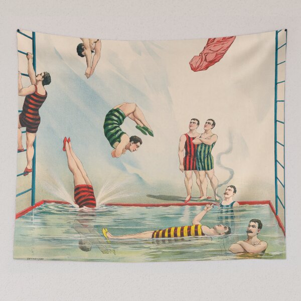 Item preview, Circus Divers designed and sold by Vintage Wall Art.