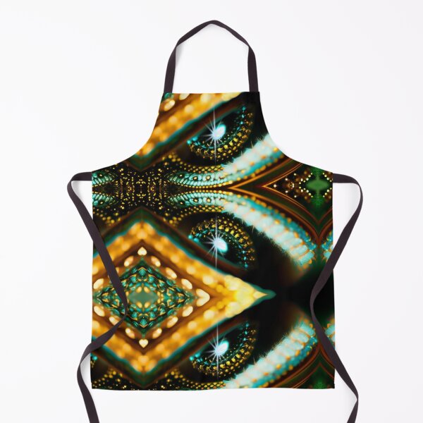 Item preview, Snake Eyes Kundalini Rising Mirrored Turquoise Gold designed and sold by SpiritGifts.